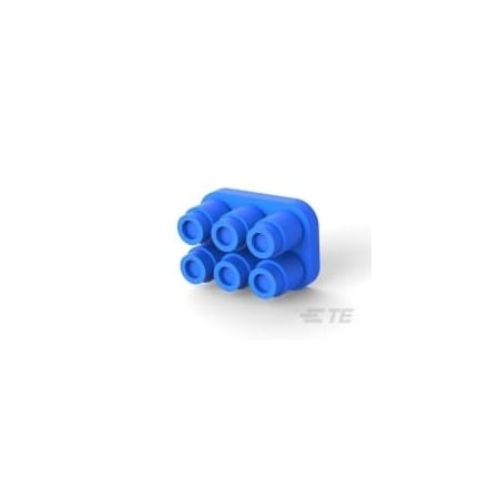 Te Connectivity Rectangular Power Connector, 6 Contact(S), Female, Crimp Terminal 794276-1